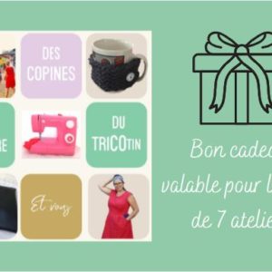 Bon cadeau 7 ateliers avec Ateliers Cop'in