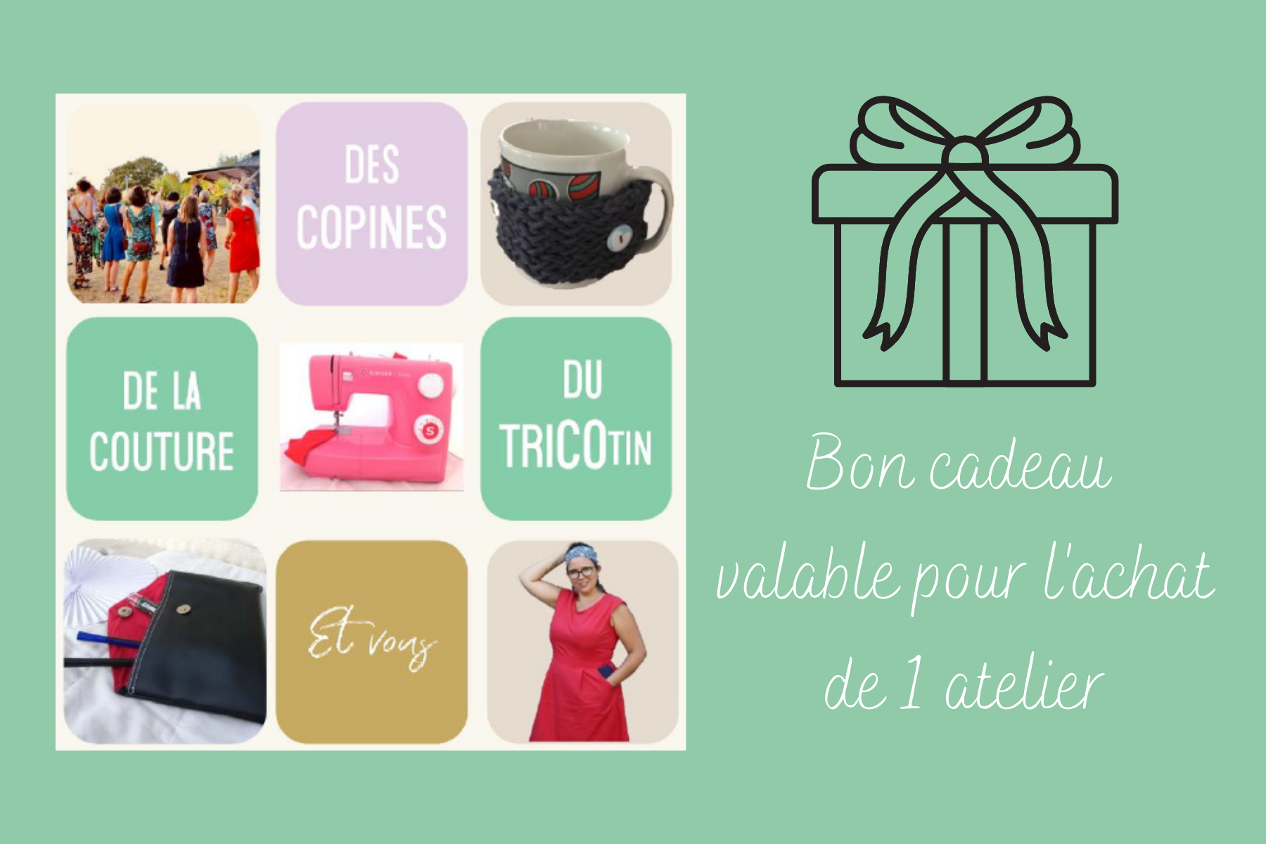 Bon cadeau 1 atelier avec Ateliers Cop'in